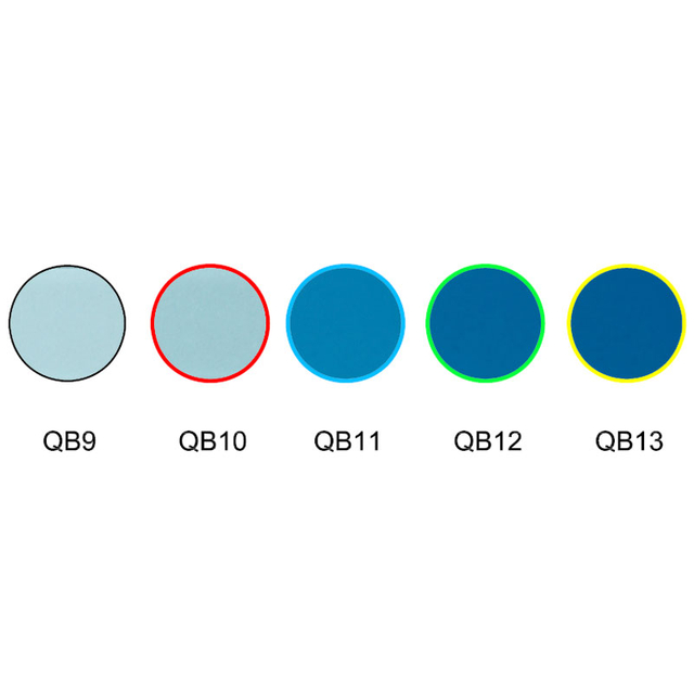 नीले रंग का अवशोषण ऑप्टिकल ग्लास फ़िल्टर QB9 QB10 QB11 QB12 QB13