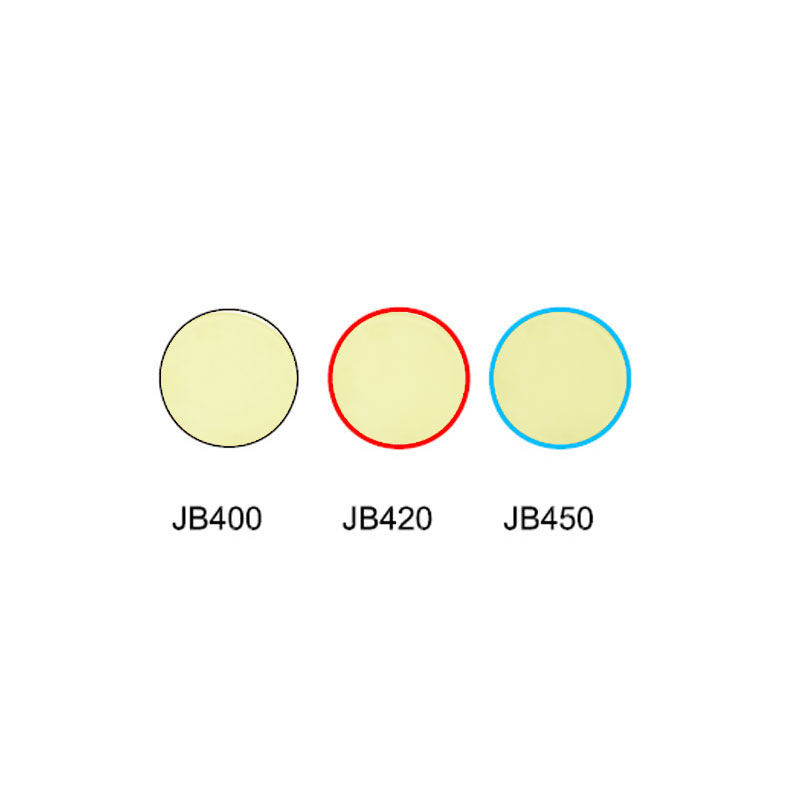 गोल्डन ग्लास पीला ग्लास कट ऑफ कलर फिल्टर JB400 JB420 JB450