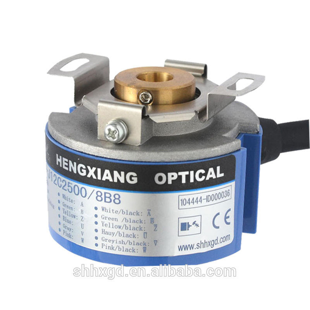 UVW चरण 12V 24V 30V 450W DC मोटर एनकोडर के साथ सर्वो मोटर एनकोडर 