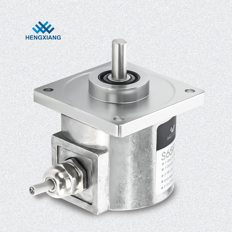 65 मिमी ऑप्टिकल स्पीड सेंसर Sqaure निकला हुआ किनारा inremental एनकोडर S65F