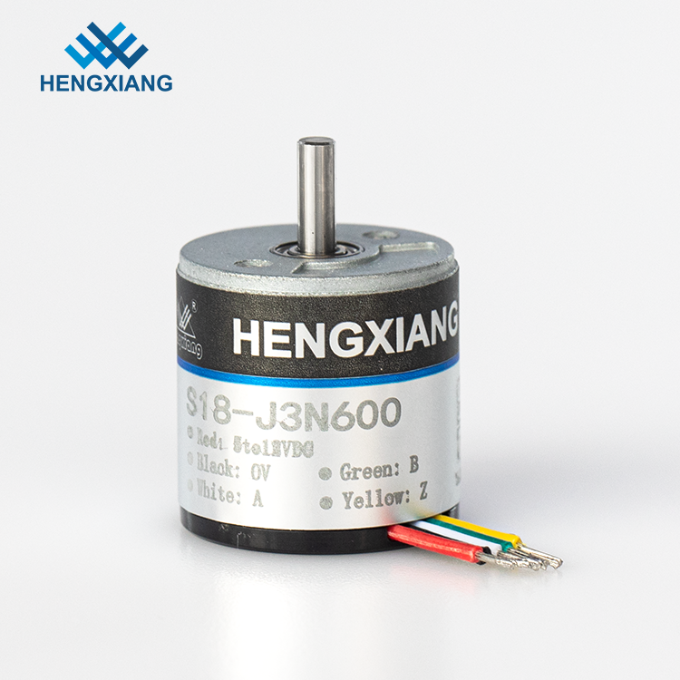 अल्ट्रा-कॉम्पैक्ट 2.5 मिमी ठोस शाफ्ट उच्च परिशुद्धता माइक्रो-मिनिएचर ऑप्टिकल एनकोडर S18